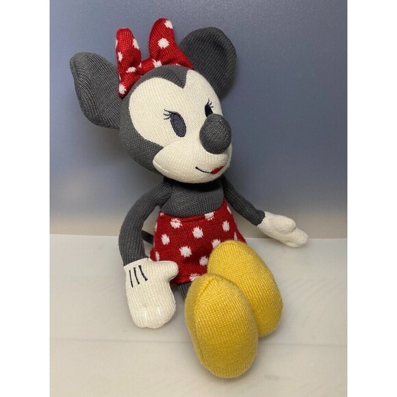 Disney Sweetheart Mickey & Minnie Mouse Collectible Sock Stuffed Animal Plush - Picture 6 of 15